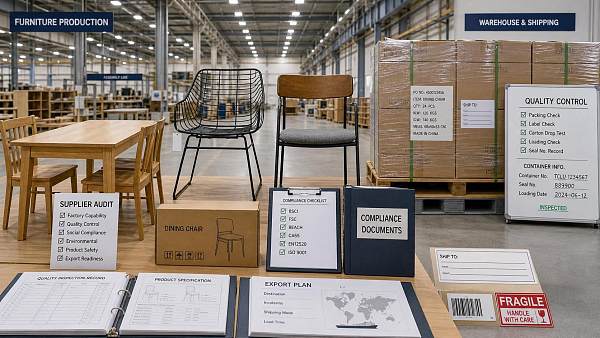 Furniture Importer Checklist for Supplier Risk, Compliance, and Freight Planning