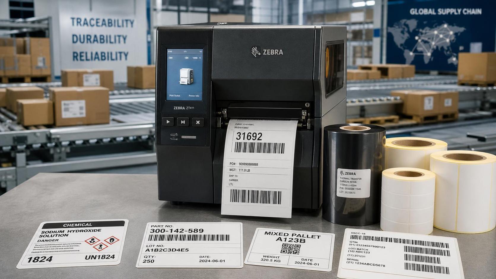 Thermal Transfer Barcode Labels: When Resin Outperforms Wax