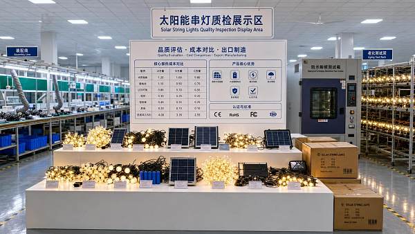 How to Evaluate a Solar String Lights Factory in China for Quality and Cost