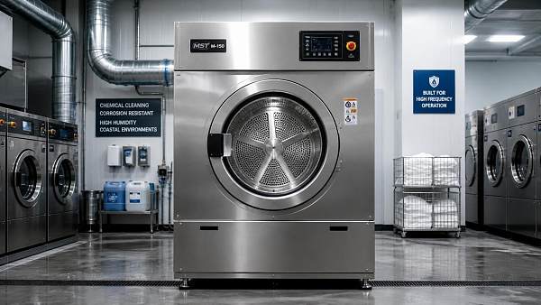 When does a stainless steel tumble dryer make sense for laundry operations?