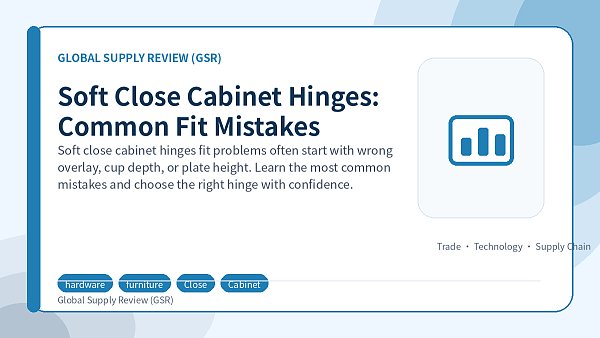 Soft Close Cabinet Hinges: Common Fit Mistakes