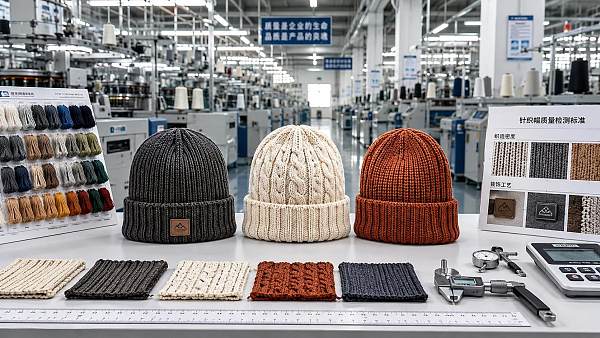 How to assess quality when sourcing custom knit beanies made in China