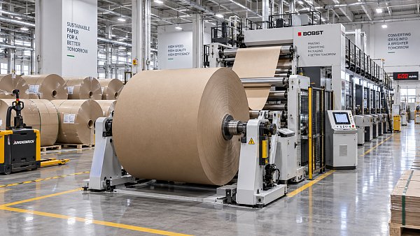 How roll diameter affects downtime when using jumbo paper rolls