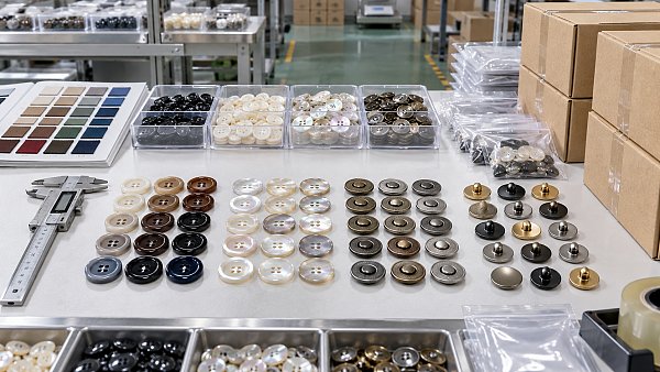 What drives unit costs when buying garment buttons wholesale?