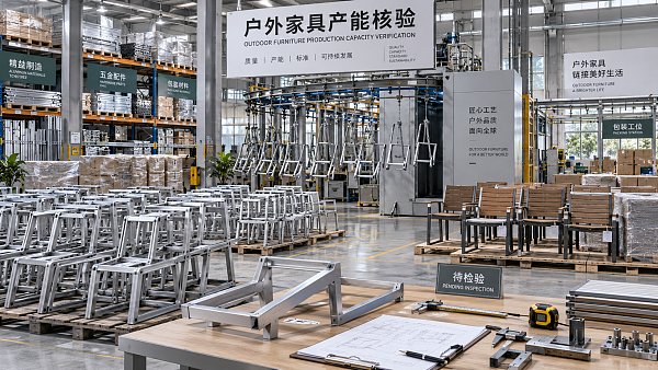 How to verify outdoor furniture manufacturers' production capacity