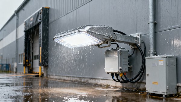 Does an IP65 LED lamp qualify for use in a wet location?