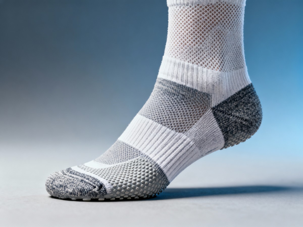 Custom athletic socks slipping mid-run: Why moisture-wicking claims don’t translate to grip retention