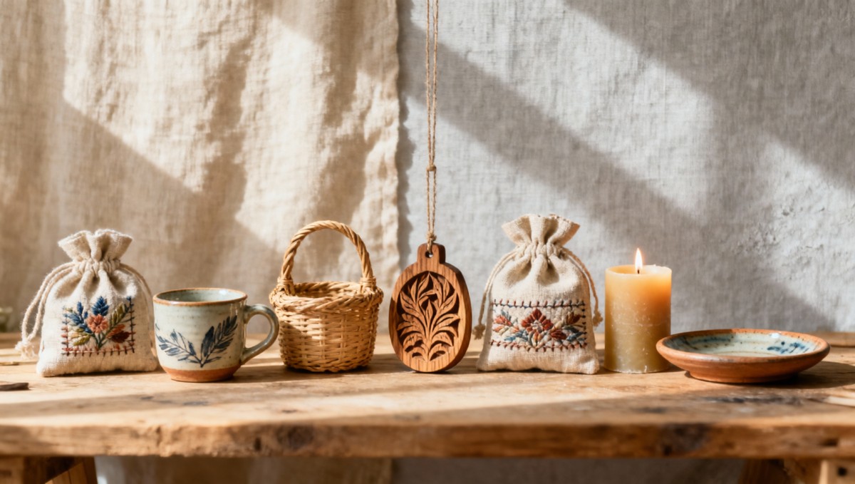 Artisanal gifts labeled Artisanal gifts labeled