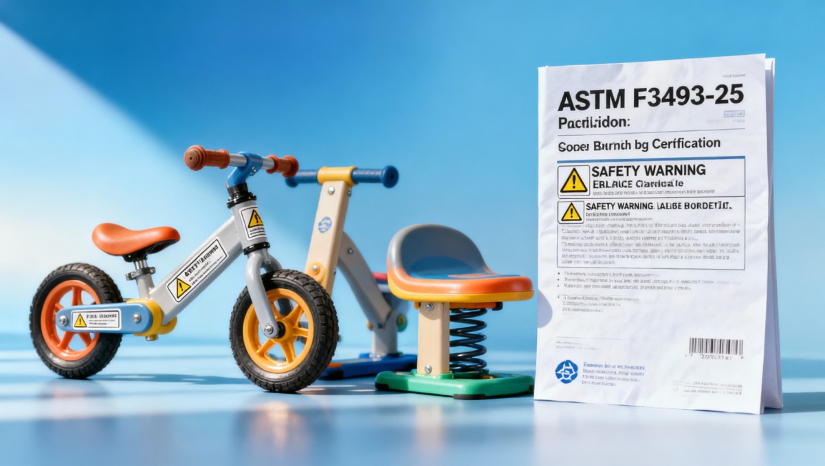 US CPSC Mandates Bilingual Warning Labels & ASTM F3493-25 Certification for Kids US CPSC Mandates Bilingual Warning Labels & ASTM F3493-25 Certification for Kids