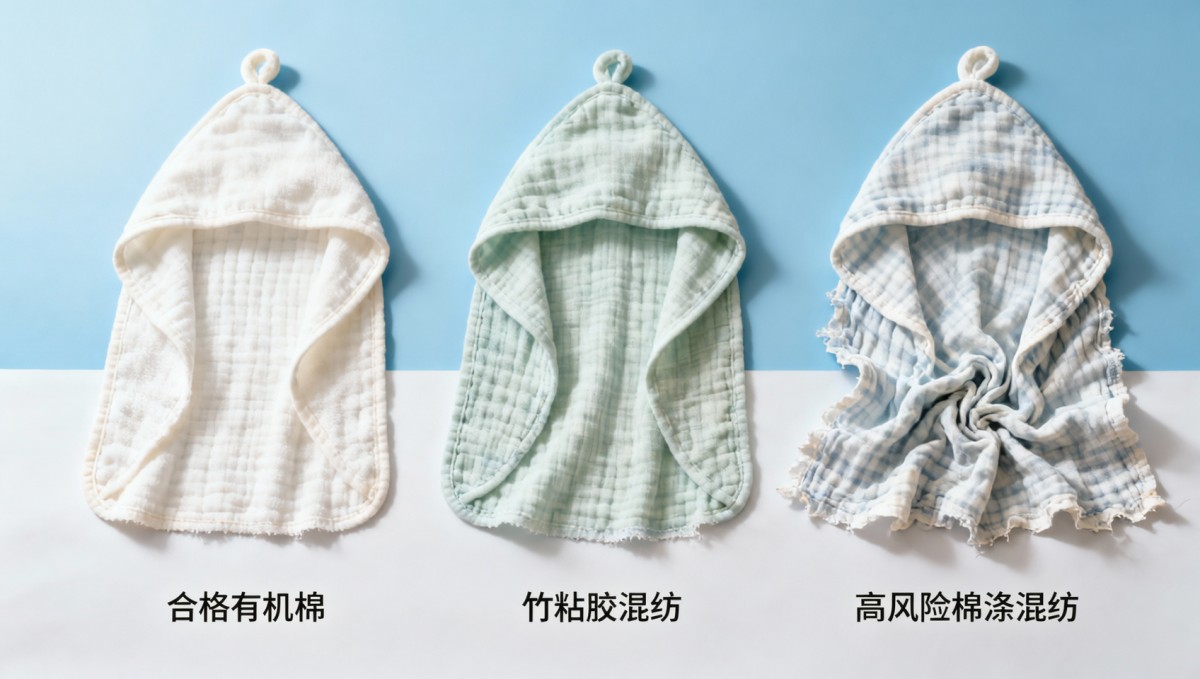 Wholesale baby hooded towels shrink unevenly—here’s how to spot the fiber blend red flag before ordering Wholesale baby hooded towels shrink unevenly—here’s how to spot the fiber blend red flag before ordering