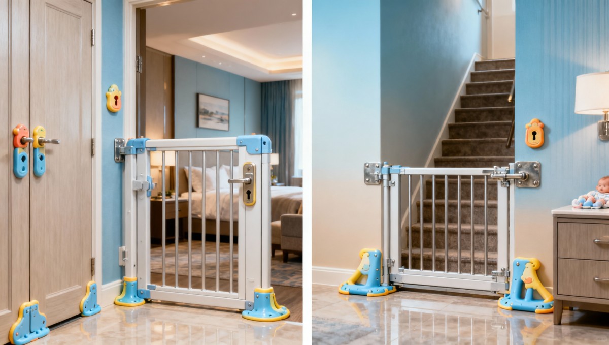 Baby safety gates wholesale: pressure mounted or hardware fixed? Baby safety gates wholesale: pressure mounted or hardware fixed?