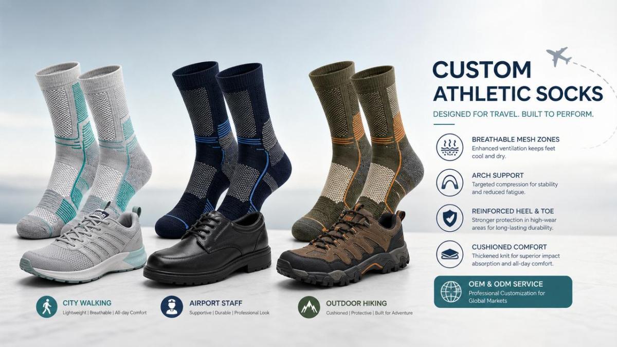 Custom Athletic Socks: Key Details That Change Fit and Performance Custom Athletic Socks: Key Details That Change Fit and Performance