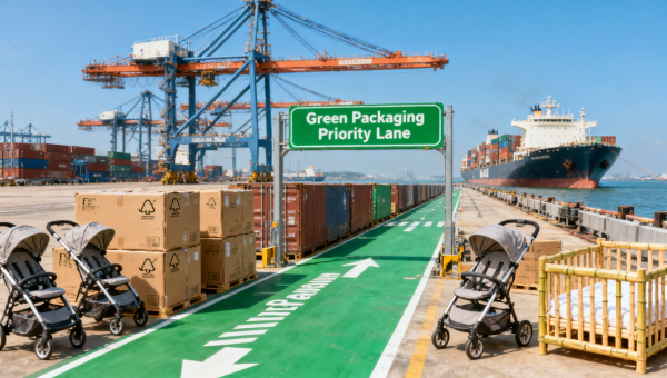 Shanghai Port Launches Green Packaging Priority Lane for Baby Gear Exports Shanghai Port Launches Green Packaging Priority Lane for Baby Gear Exports