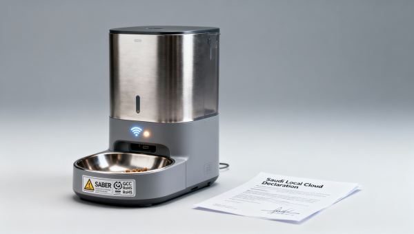 SASO Updates SABER: Smart Pet Feeders Require GCC RoHS + Local Cloud Declaration