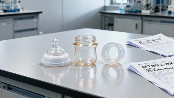 Japan Updates JIS: Silicone Baby Bottle Parts Must Pass JIS T 0601-2:2026 Biocompatibility Testing