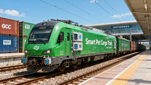 First 'Smart Pet Cargo Train' Launched: Shenzhen to Duisburg in 14 Days