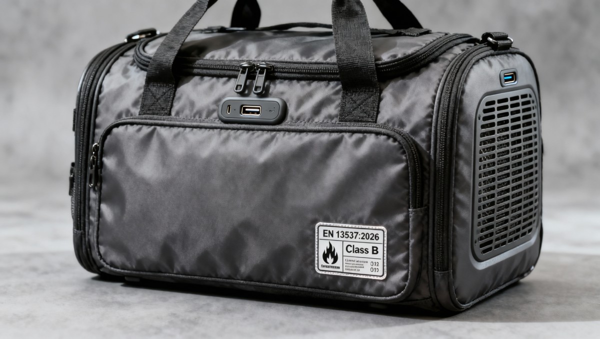 Saudi SABER Update: Smart Pet Travel Bags Require EN 13537:2026 Class B Fire Label Saudi SABER Update: Smart Pet Travel Bags Require EN 13537:2026 Class B Fire Label