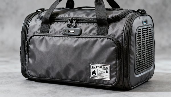Saudi SABER Update: Smart Pet Travel Bags Require EN 13537:2026 Class B Fire Label