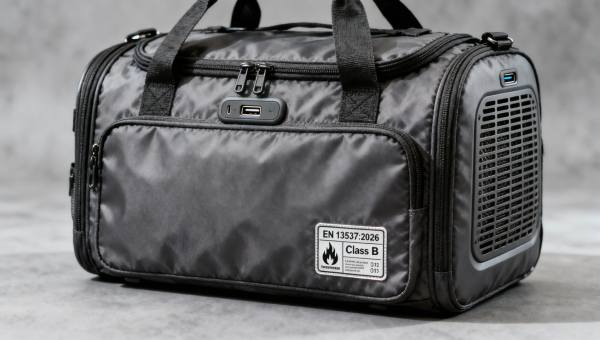 Saudi SABER Update: Smart Pet Travel Bags Require EN 13537:2026 Class B Fire Label Saudi SABER Update: Smart Pet Travel Bags Require EN 13537:2026 Class B Fire Label