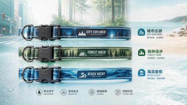 Custom Printed Dog Collars for Safer Outdoor Getaways Custom Printed Dog Collars for Safer Outdoor Getaways