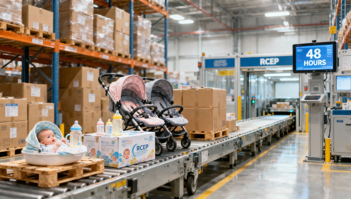 RCEP Green Lane Cuts Baby Product Clearance to 48 Hours RCEP Green Lane Cuts Baby Product Clearance to 48 Hours
