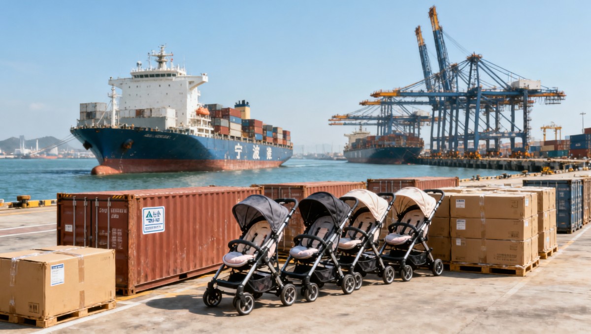 Ningbo Port Prioritizes Dual-Certified Stroller Exports