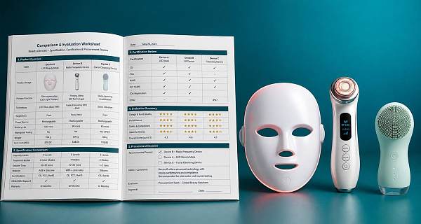 Application Notes Worksheet: A Practical Way to Compare Beauty Device Specs