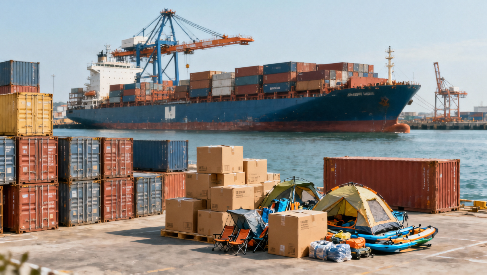 China-US Ocean Rates Jump 37%, Pressuring Camping & Water Shipments