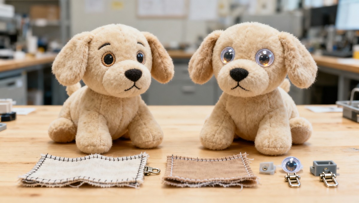Are Embroidered Eyes Safer Than Plastic Eyes on Plush Toys?
