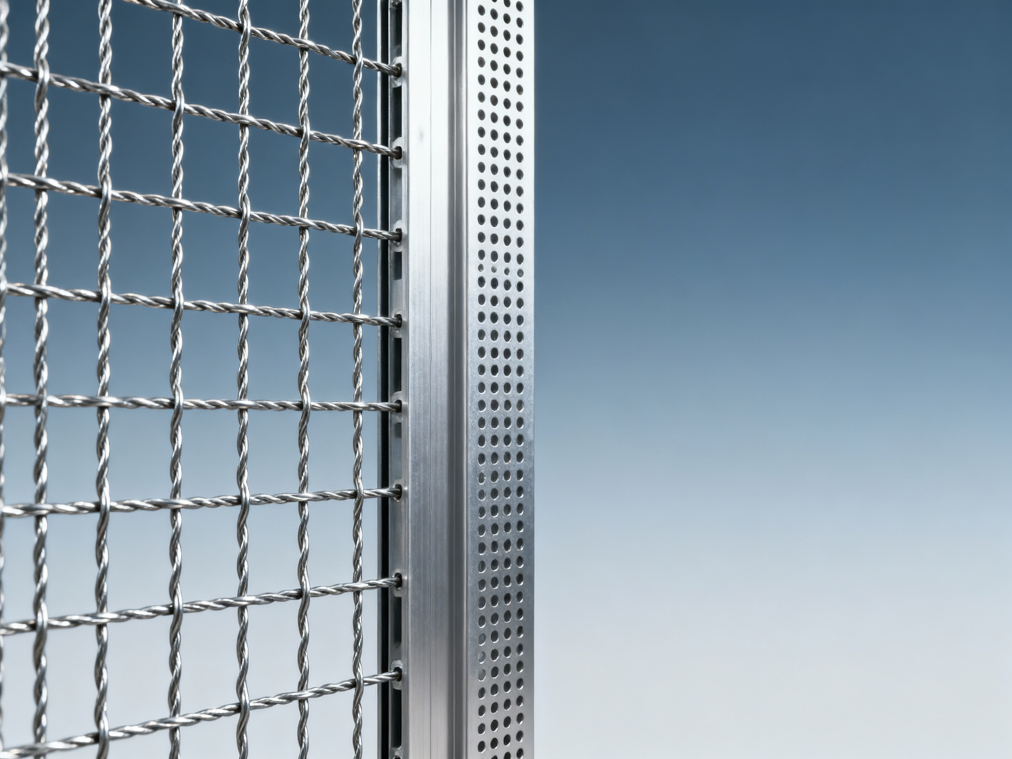 Wire mesh partitions warp subtly after installation—why frame tolerances matter more than mesh gauge for long-term alignment