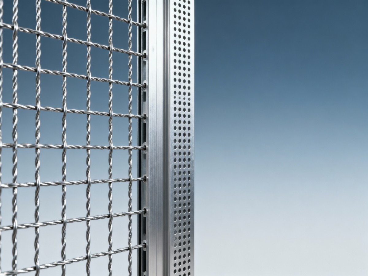 Wire mesh partitions warp subtly after installation—why frame tolerances matter more than mesh gauge for long-term alignment