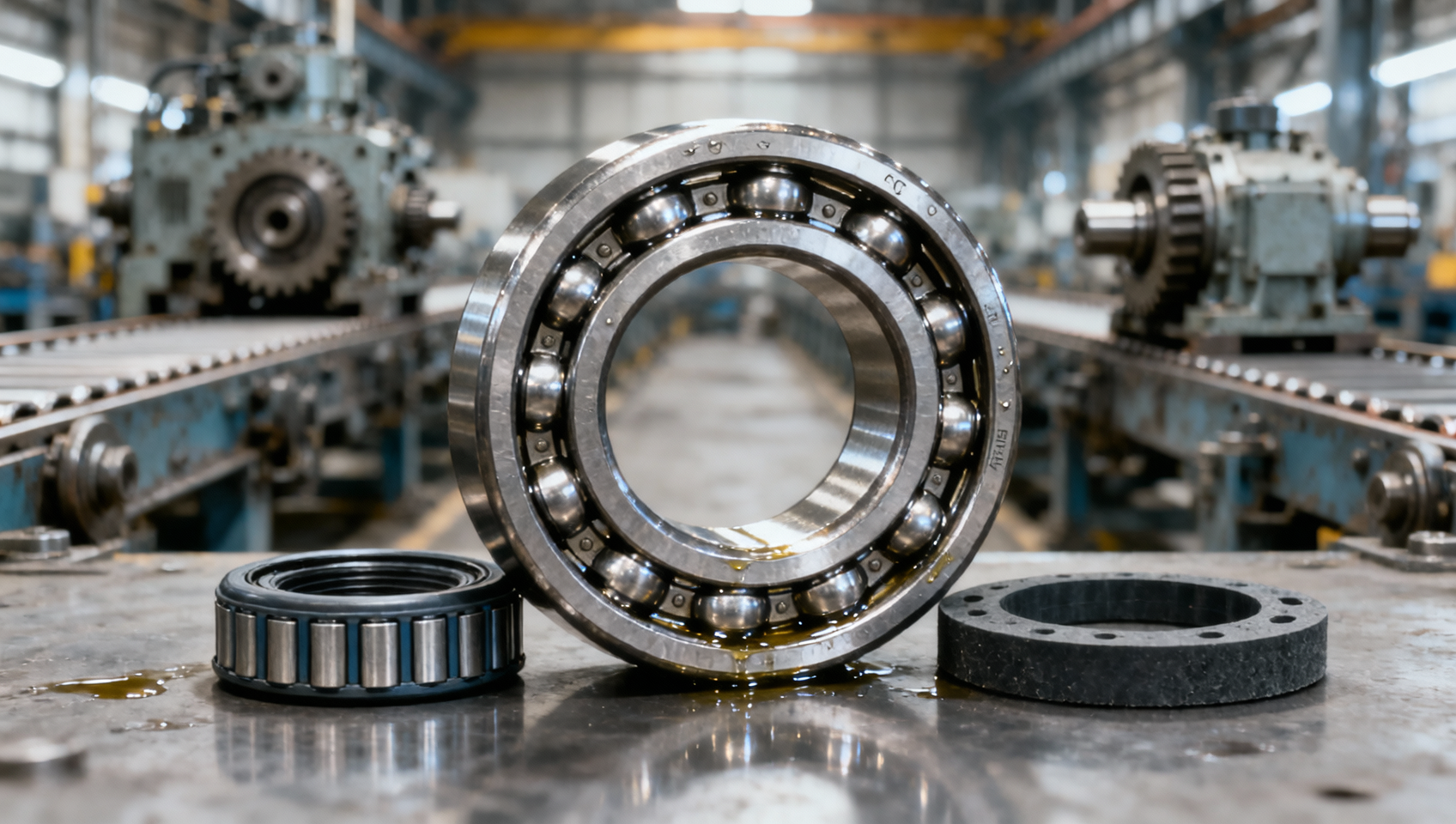 Deep groove ball bearings rated for 10,000 hrs—but noise rises sharply after 4,200