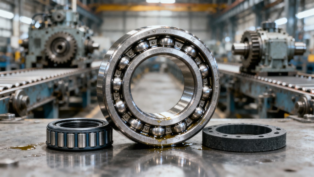 Deep groove ball bearings rated for 10,000 hrs—but noise rises sharply after 4,200