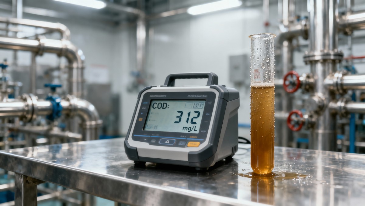 Portable water testing kits giving false low COD readings in high-turbidity samples
