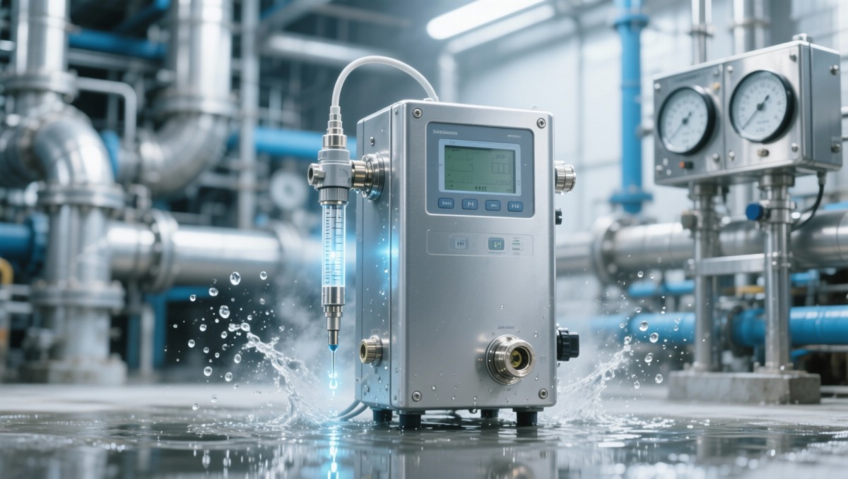 Water quality online analyzer reporting stable pH while ion-selective electrodes degrade silently