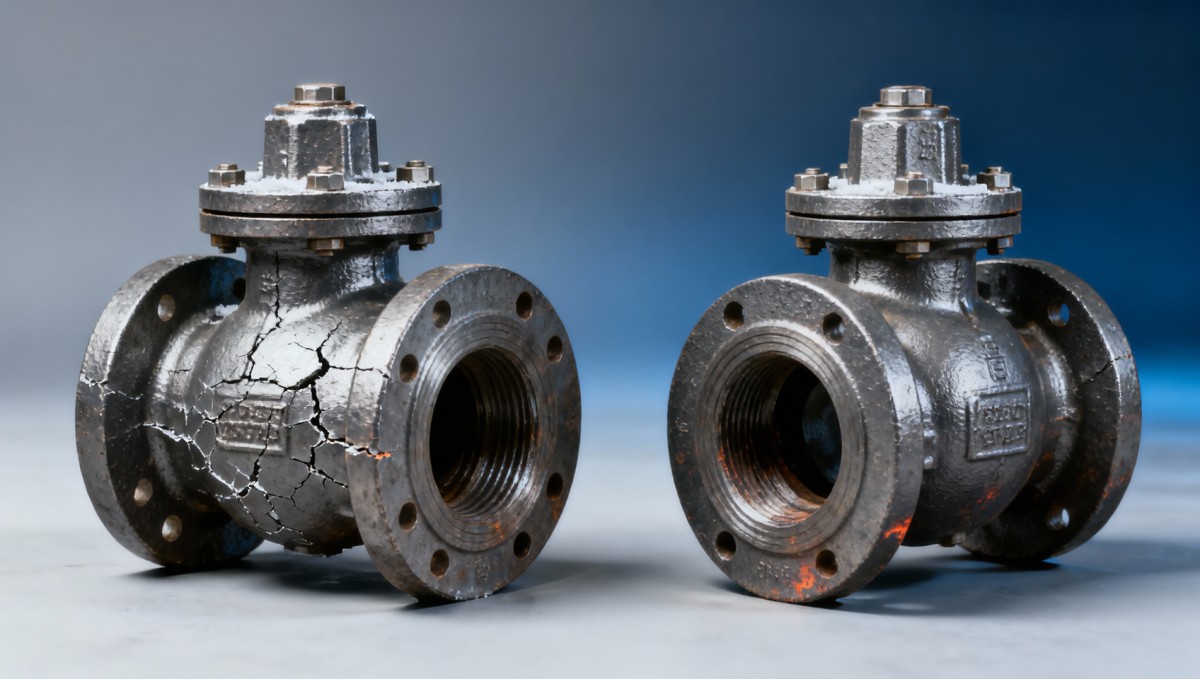 Cast iron gate valves crack during freeze-thaw cycles — ductile iron isn’t always the safer alternative