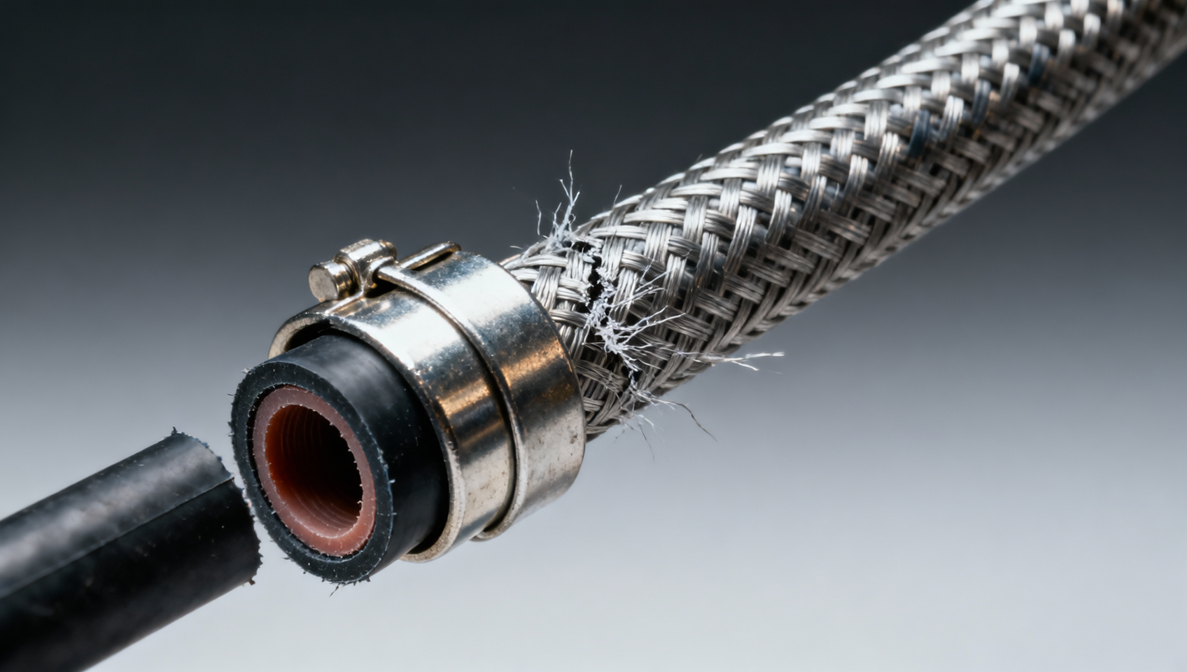 Hydraulic hoses bulk orders fail prematurely near hose clamps — crimping pressure variation is the hidden variable