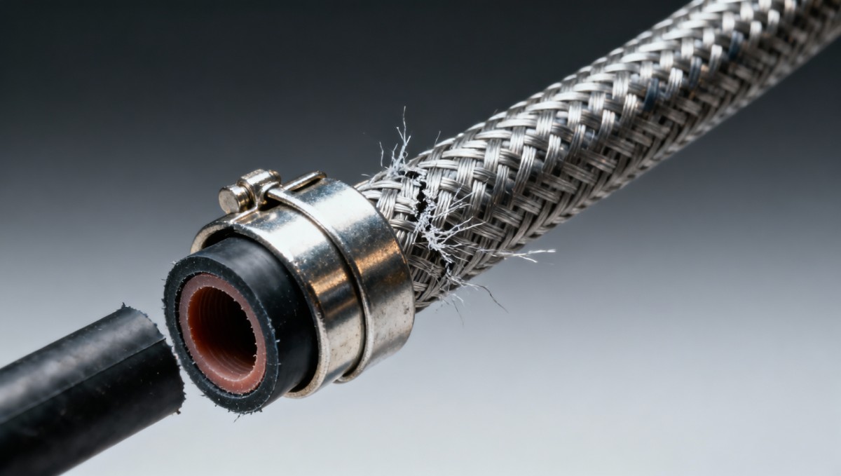 Hydraulic hoses bulk orders fail prematurely near hose clamps — crimping pressure variation is the hidden variable