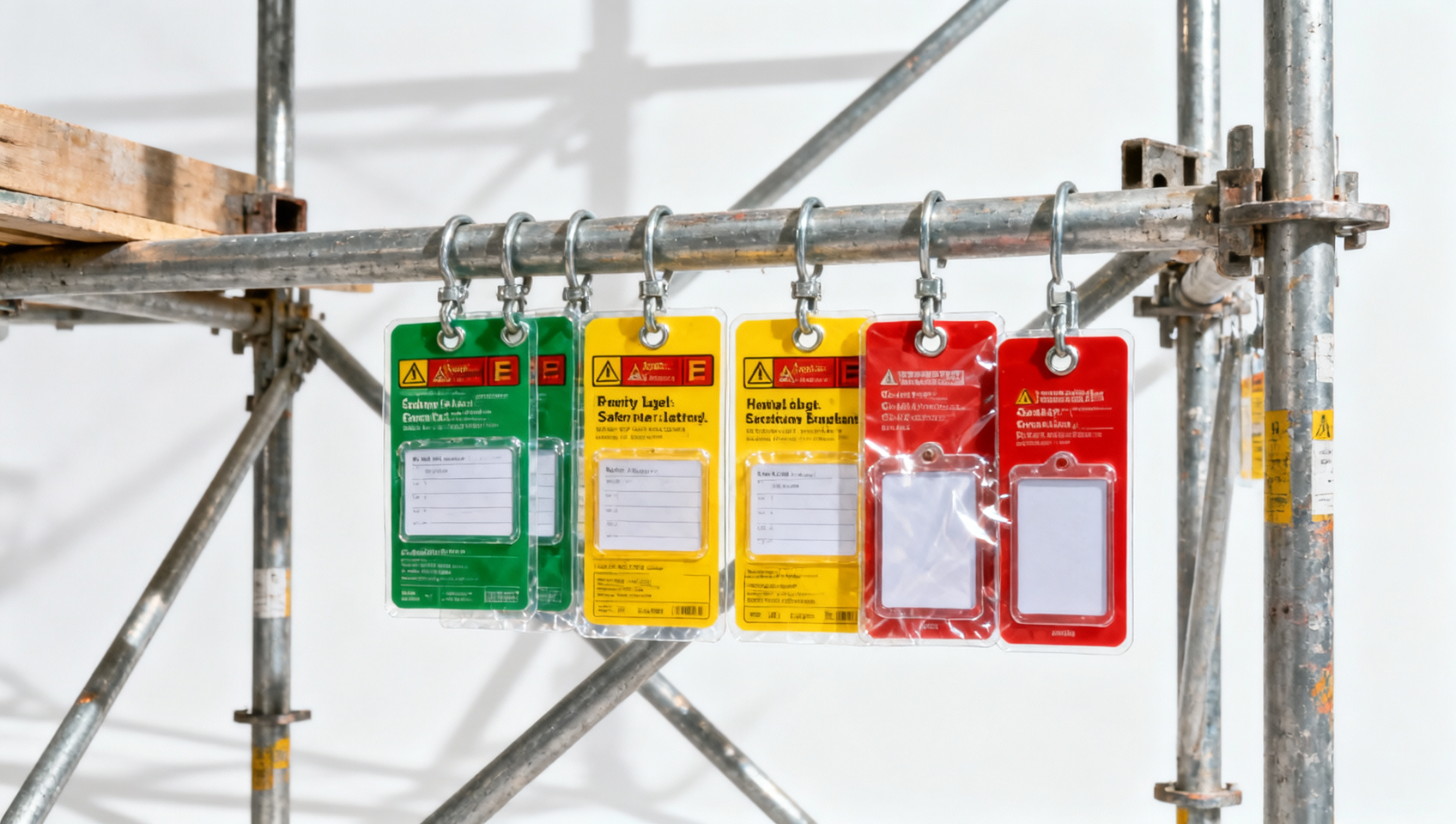 Scaffolding tags are simple until weather starts erasing them Scaffolding tags are simple until weather starts erasing them