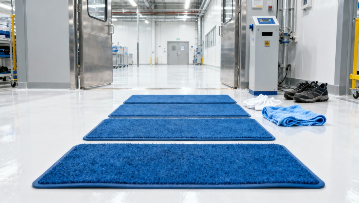 Sticky mats for cleanrooms lose grip faster than expected?