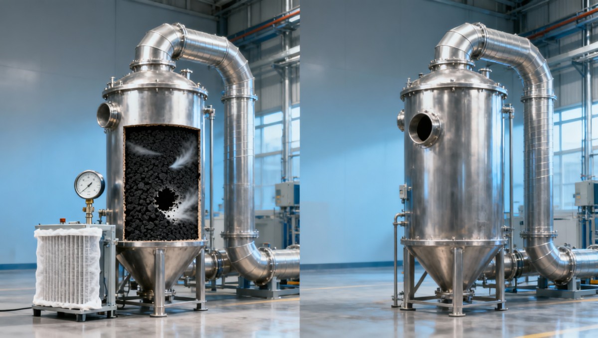 Activated carbon filter vessel performance drops before media is exhausted Activated carbon filter vessel performance drops before media is exhausted