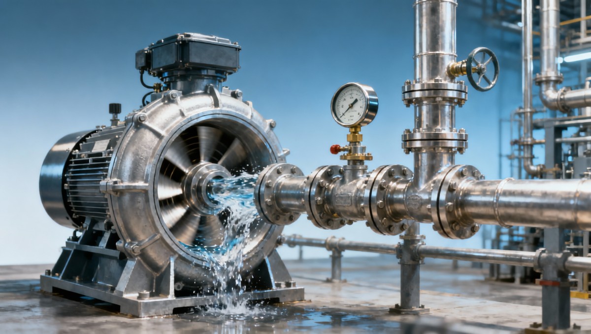 Centrifugal water pumps lose efficiency for reasons not shown on the curve Centrifugal water pumps lose efficiency for reasons not shown on the curve