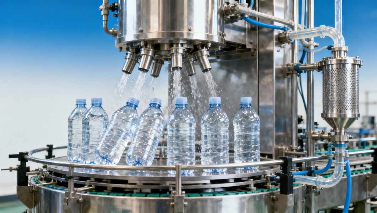 Pure water bottling machine downtime often starts in the rinsing section Pure water bottling machine downtime often starts in the rinsing section