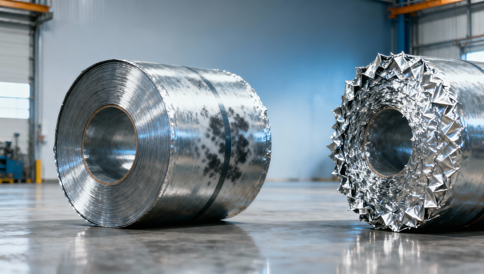 Galvanized steel coils: How to spot spangle inconsistency before uncoiling? Galvanized steel coils: How to spot spangle inconsistency before uncoiling?