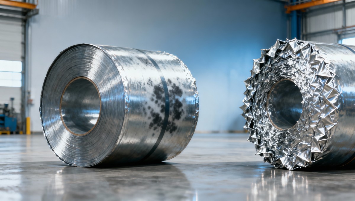 Galvanized steel coils: How to spot spangle inconsistency before uncoiling? Galvanized steel coils: How to spot spangle inconsistency before uncoiling?