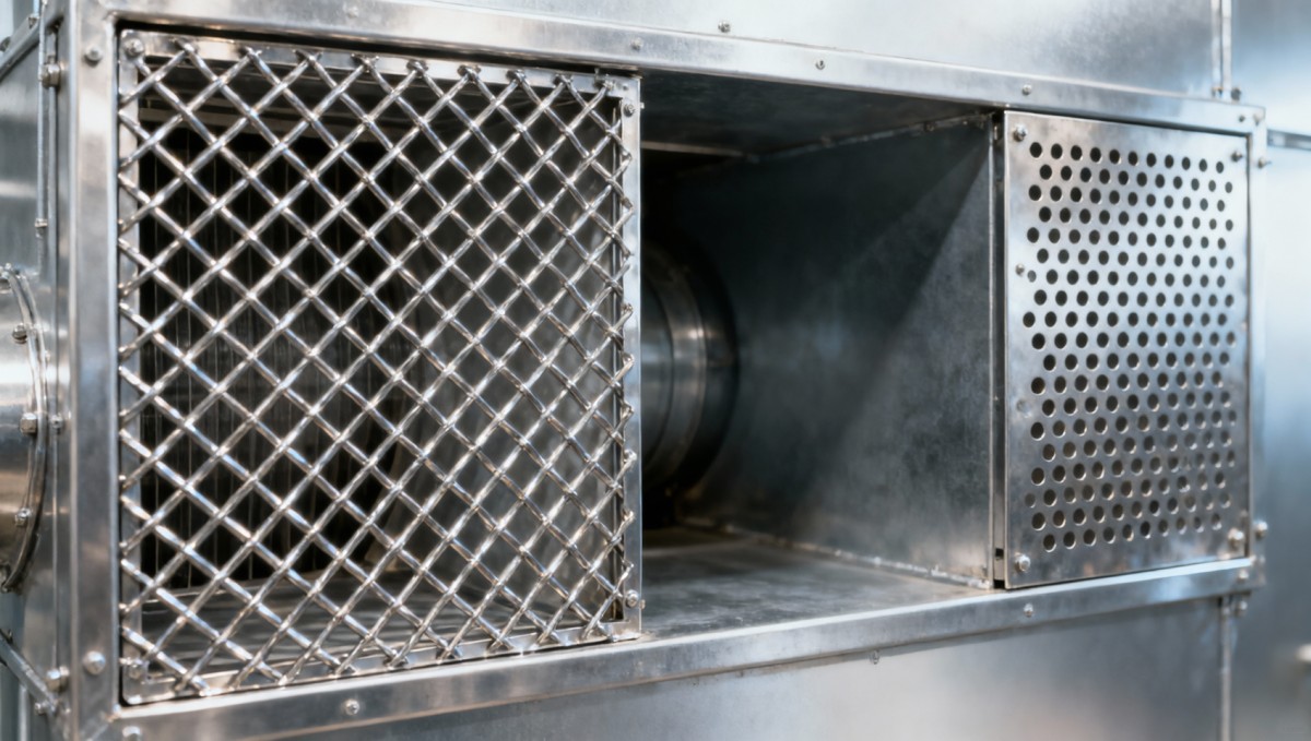 Expanded metal mesh: Can it replace perforated sheet in ventilation ducts? Expanded metal mesh: Can it replace perforated sheet in ventilation ducts?
