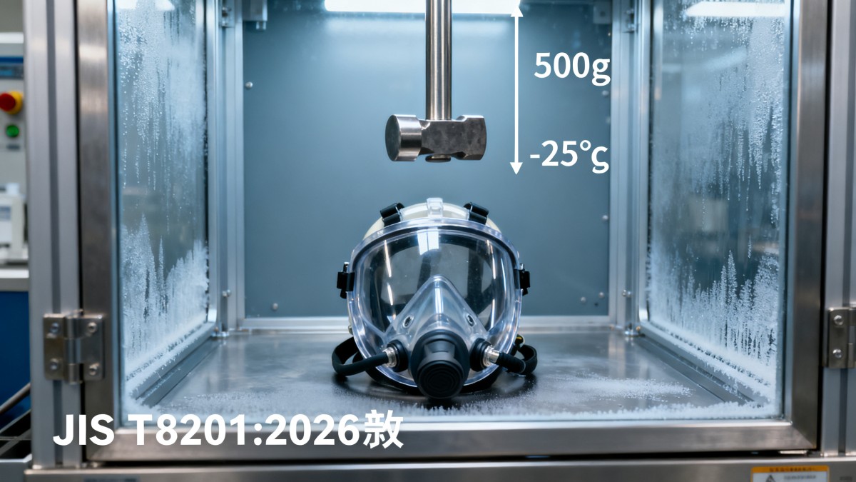 JIS T 8201:2026 Enforces New -25°C Impact Test for Firefighter Respirator Facepieces JIS T 8201:2026 Enforces New -25°C Impact Test for Firefighter Respirator Facepieces