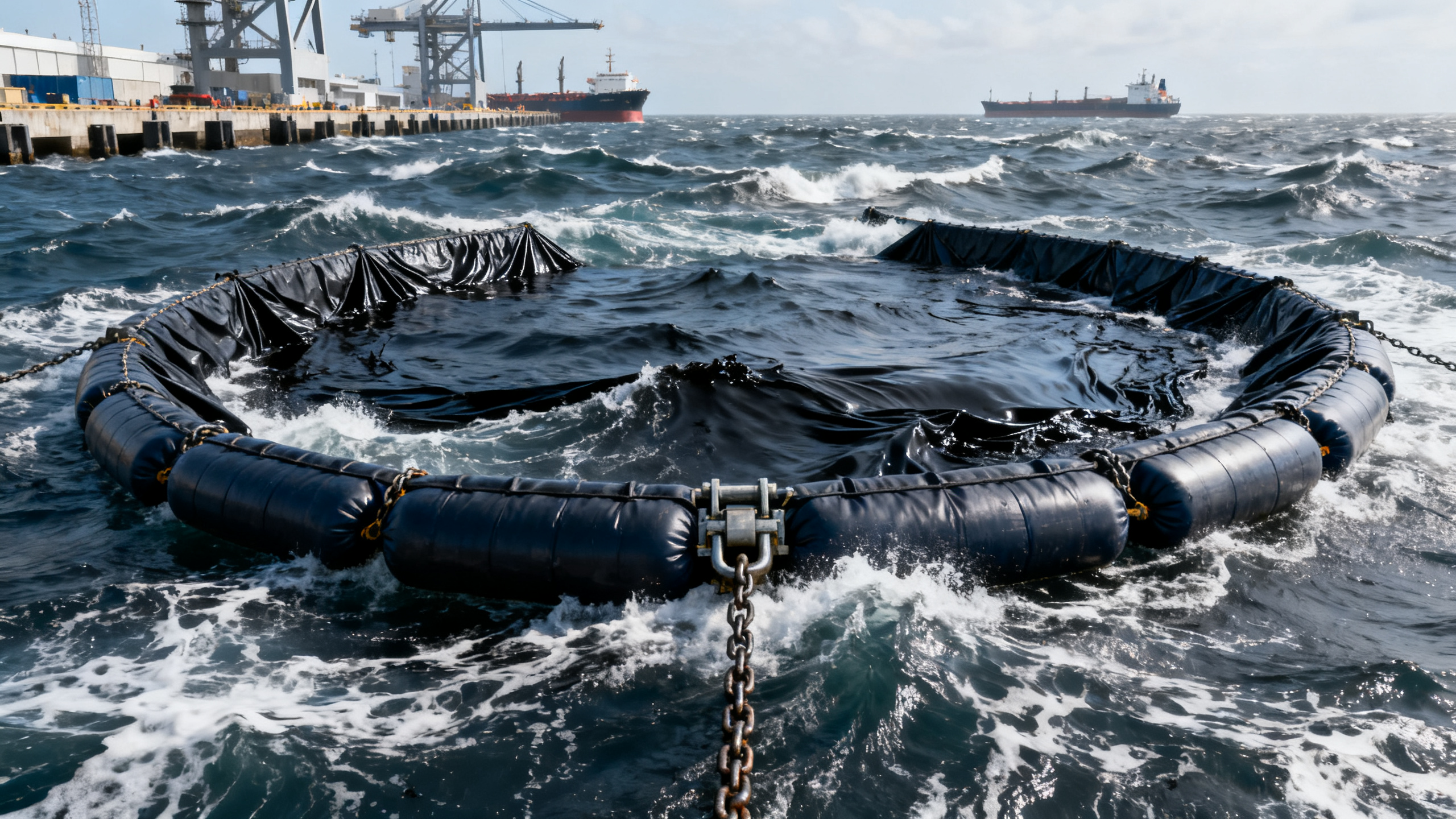 Marine Oil Spill Boom Choices That Backfire in Rough Water Marine Oil Spill Boom Choices That Backfire in Rough Water