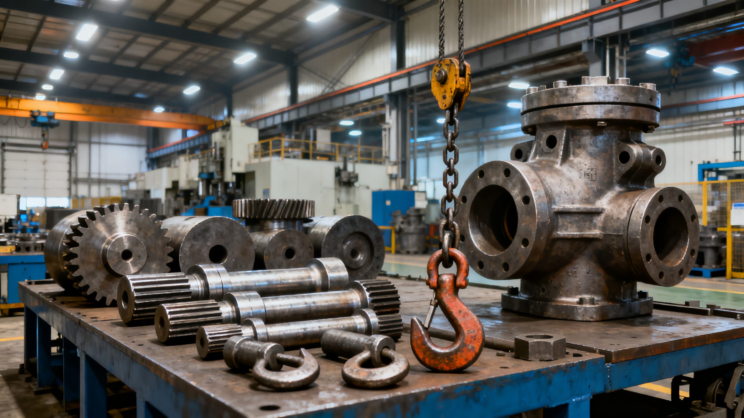Closed die forging parts or casting parts for high loads?