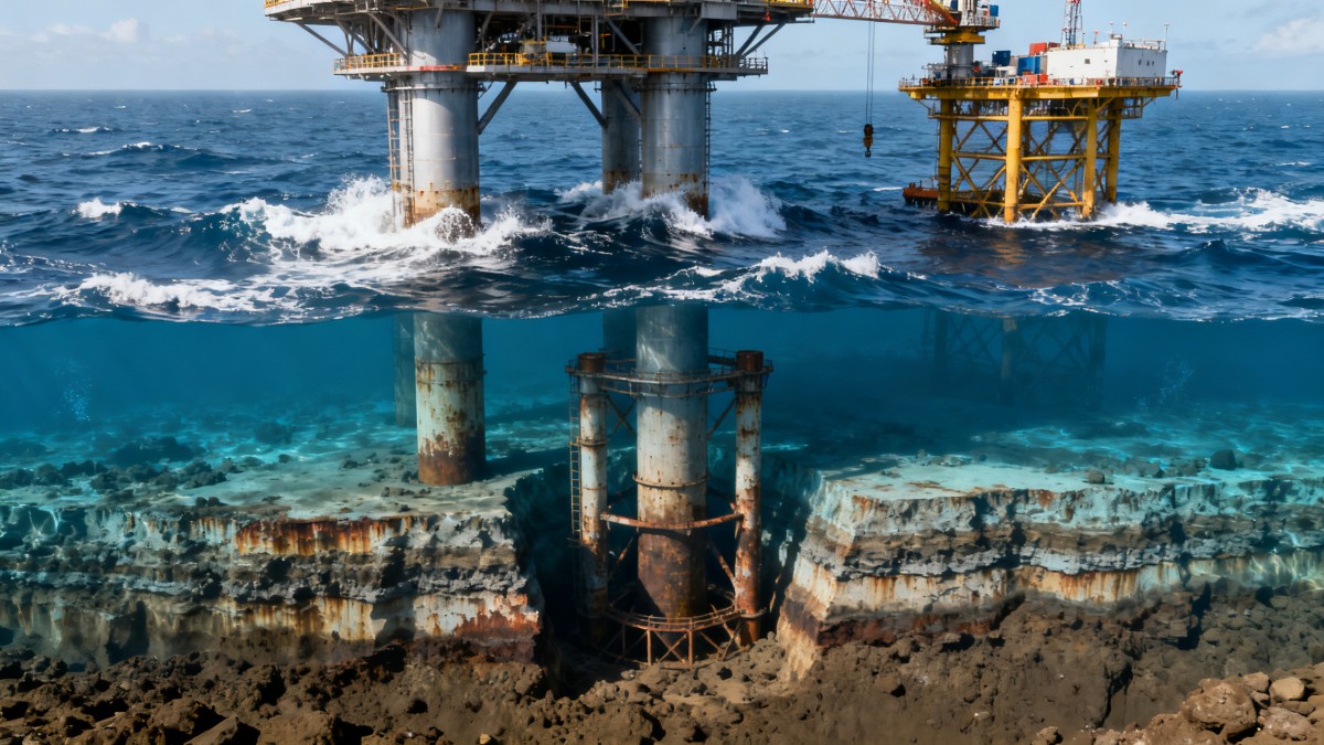 What makes foundational engineering harder for offshore structures?